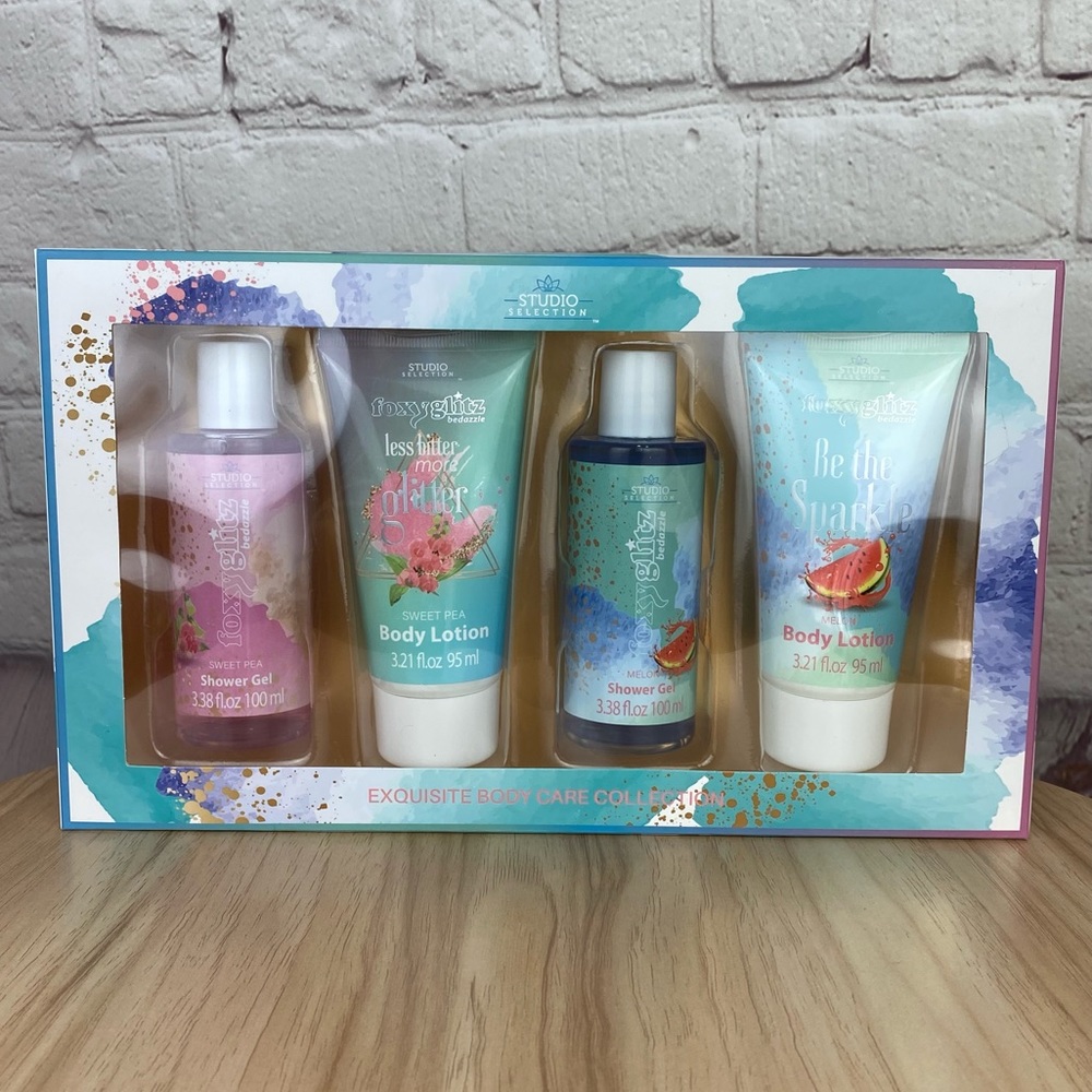 ✌🏼3/$30✌🏼Foxy Glitz Bedazzle Shower Gel & Body Lotion 4/29/24